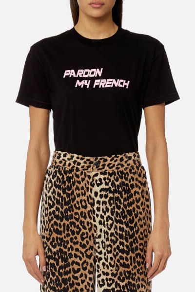 Women’s Harway Pardon My French T-Shirt from Ganni