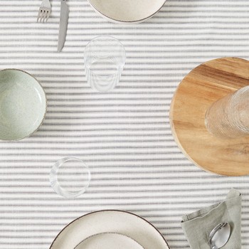 Cotton Striped Tablecloth from Zara Home