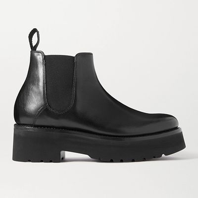 Naomi Leather Platform Chelsea Boots from Grenson