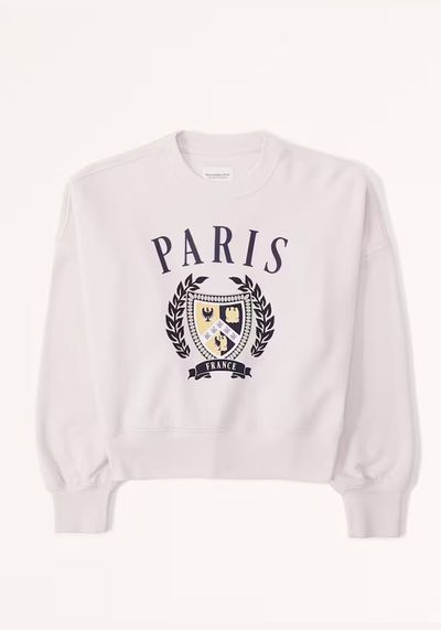 Graphic Wedge Crew Sweatshirt