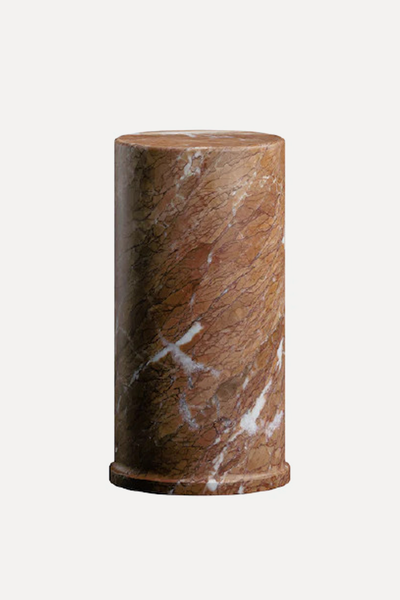 Neo Sienna Marble Plinth from Ransom & Dunn