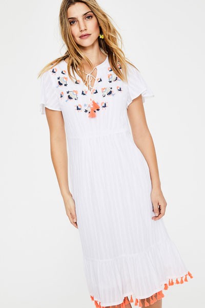 Evelyn Embroidered Dress