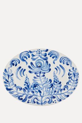 Wildflower Oval Platter from Zsuzsanna Nyul