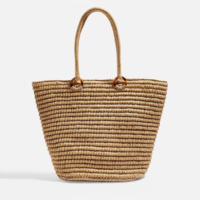 Straw Ring Tote Bag from Topshop
