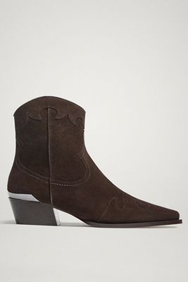 Suede Ankle Boots from Massimo Dutti