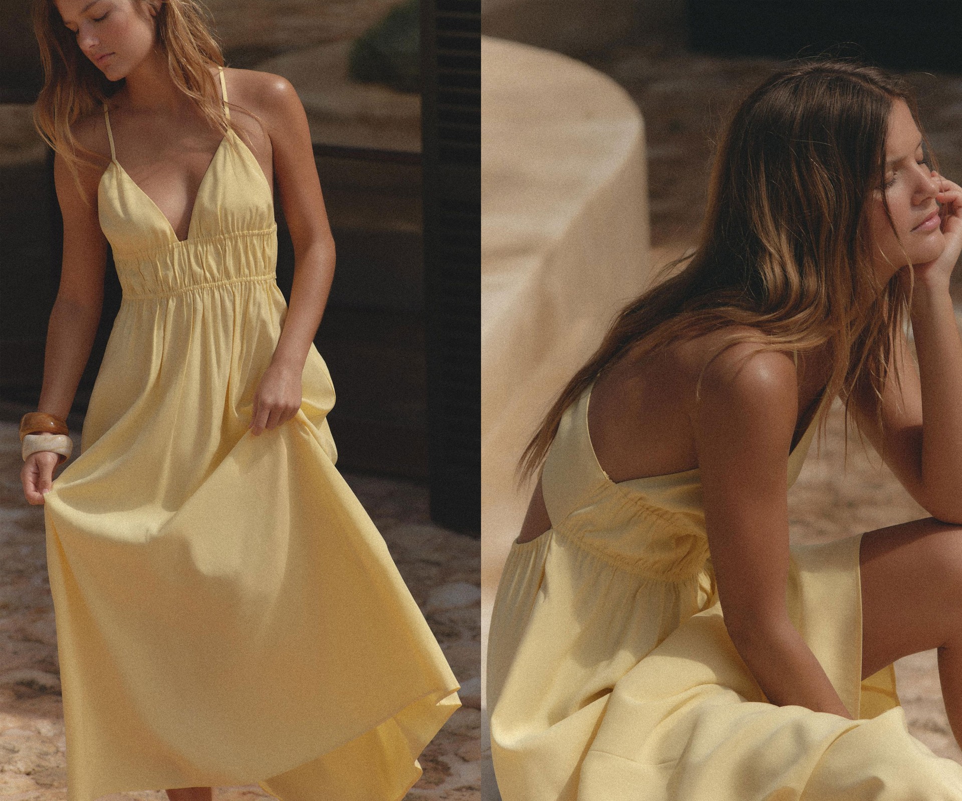 Flowing Midi Dress