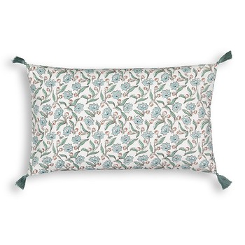 Grace Washed Cotton Cushion Cover from La Redoute