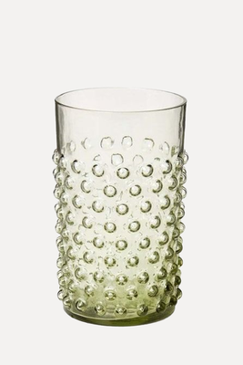 Olive Green Hobnail Tumblers from Klimchi