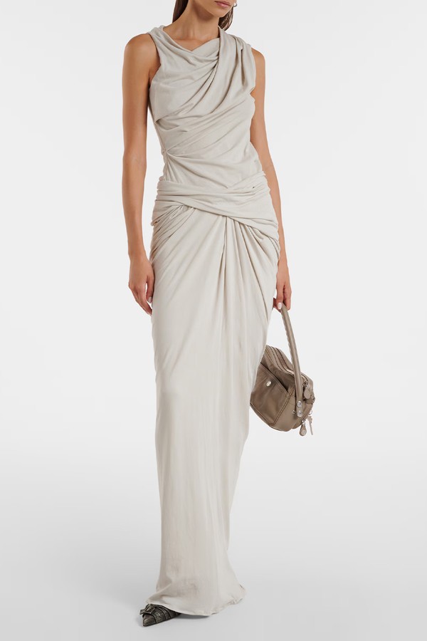 Draped Cotton-Blend Top from Entire Studios