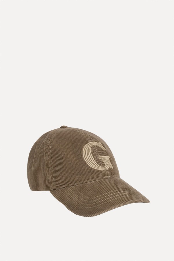 G Embroidered Corduroy Cap from GANT