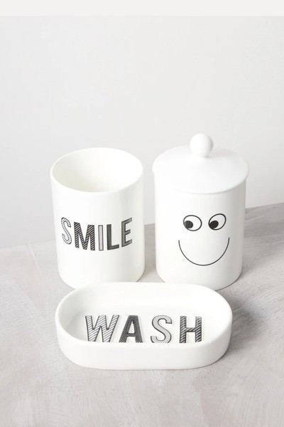 Eyes Porcelain Bathroom Set  from Anya Hindmarch