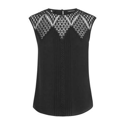Embroidered Lace Sleeveless