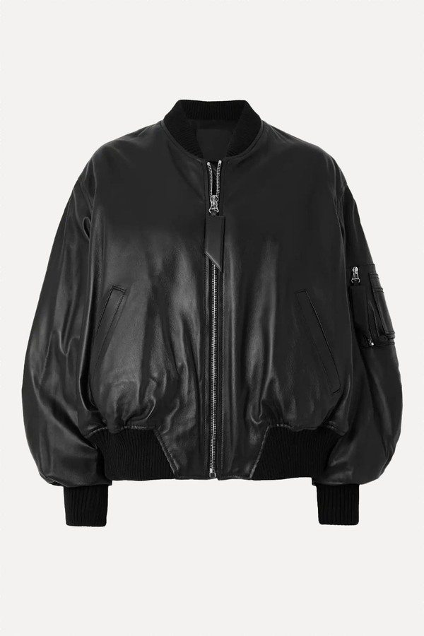 Leather Bomber Jacket from The Attico