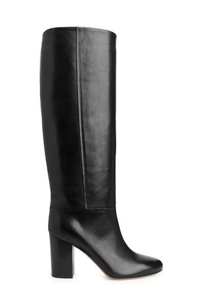 High-Heel Leather Boots from ARKET