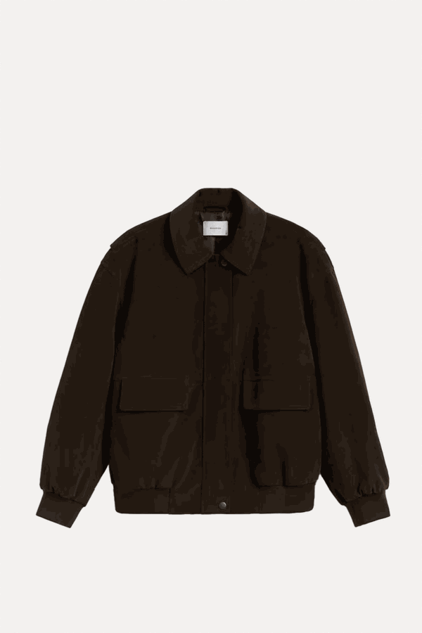 Faux Suede Oversize Jacket from Reserved