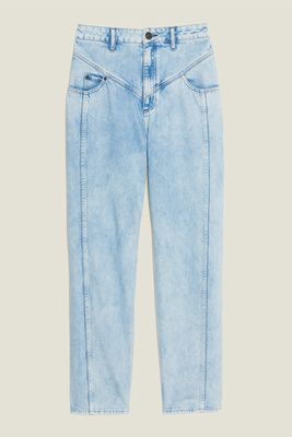 Washed Denim With Seaming from Sandro