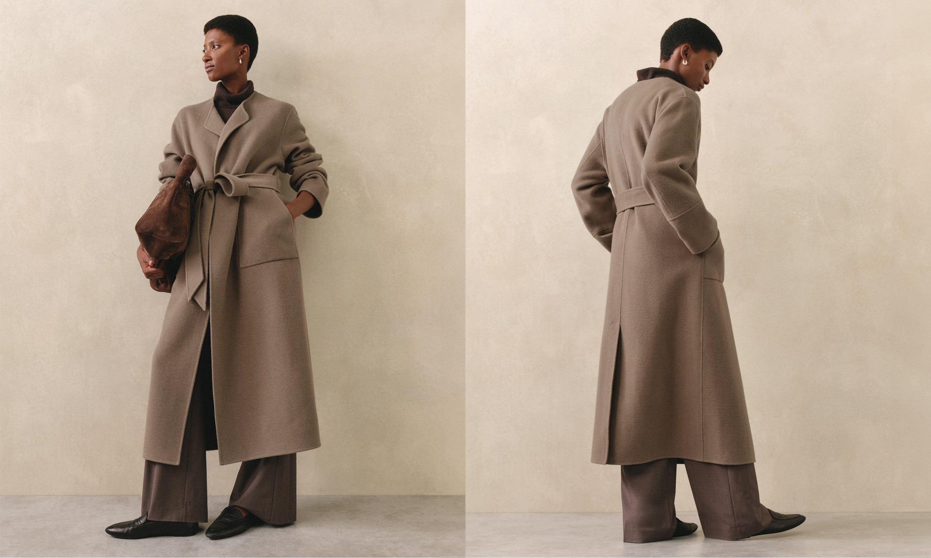 Double Faced Wool Coat from The White Company