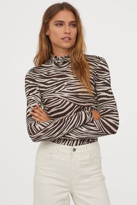 Modal Polo-Neck Top from H&M