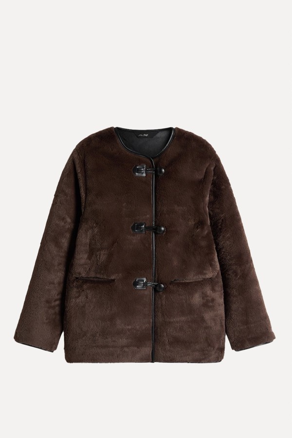 Faux Fur Toggle Coat from F&F