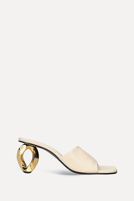 Chain Leather Heeled Mules from JW Anderson