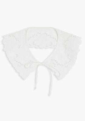 Cotton Ruffle Collar from And/ Or