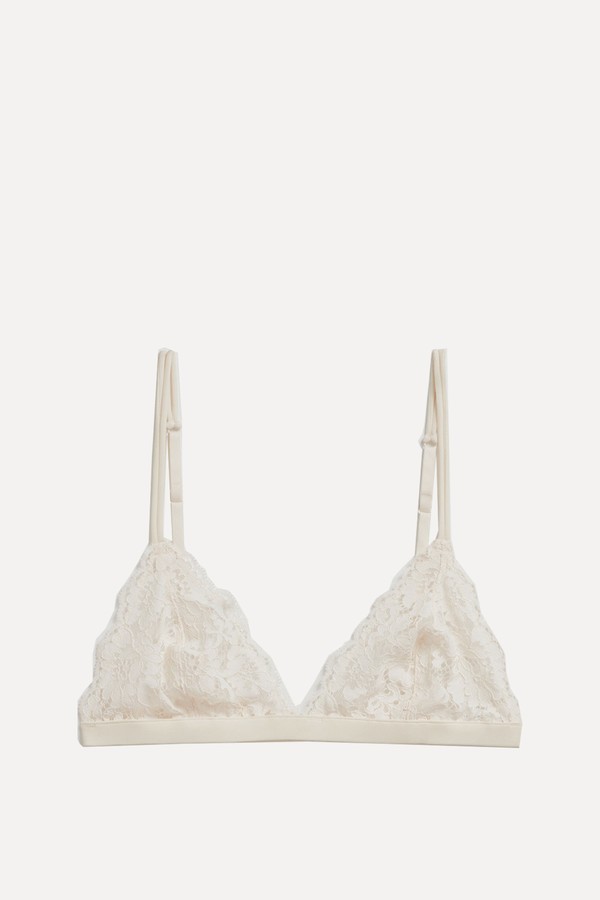 Scalloped Lace Soft Bra from & Other Stories