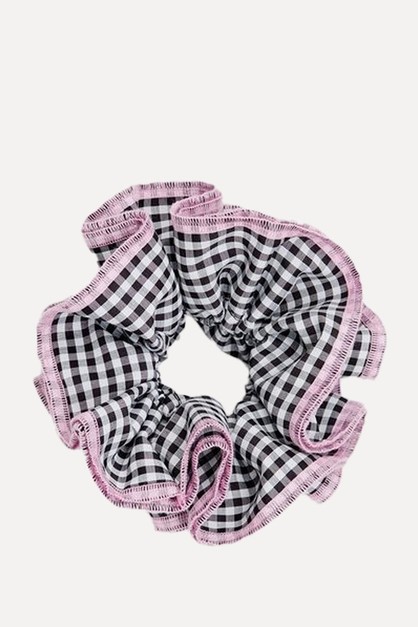 Gingham Maxi Scrunchie  from Stradivarius