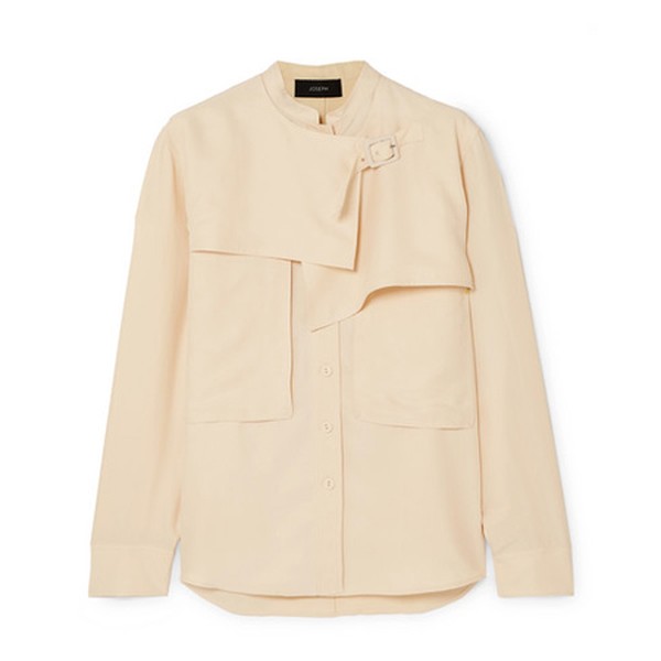 Tally Washed-Silk Shirt from Joseph