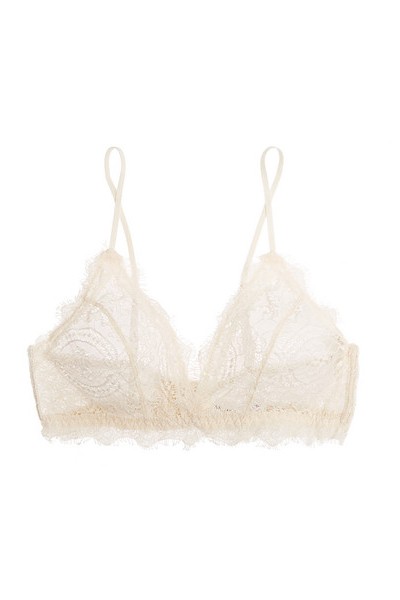 Stretch-Lace Soft-Cup Bra from Annie Bing