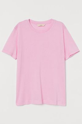 Silk-Blend T-Shirt from H&M