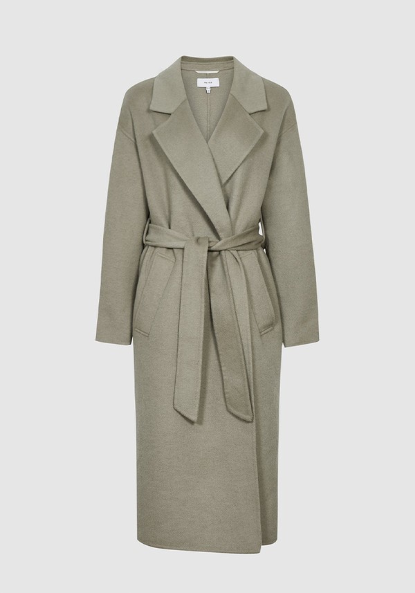 Wool Blend Oversized Overcoat from Reiss