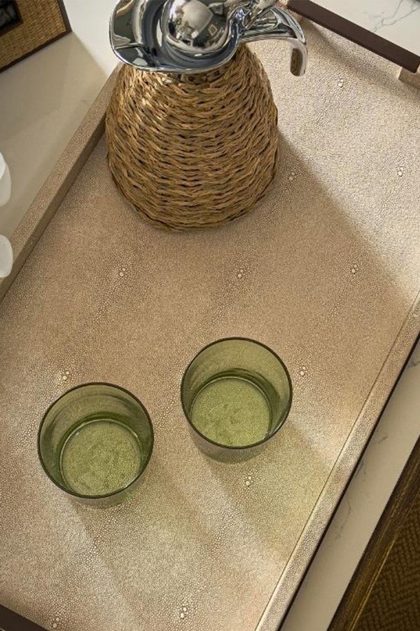 Shagreen Tray from Addison Ross