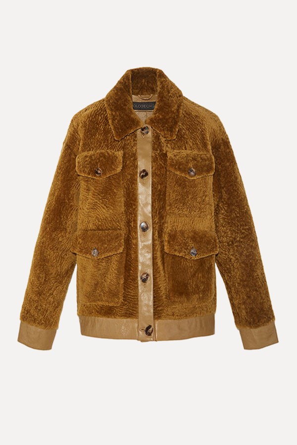 The Sea Moss Shearling Jacket from Pologeorgis