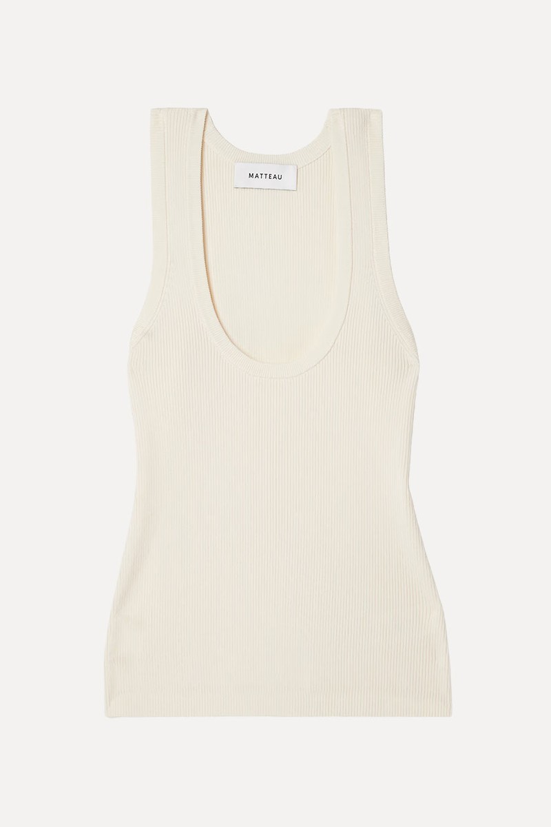 Ribbed-Knit Tank from Matteau