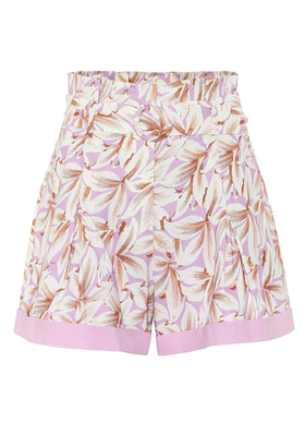 Lillan Floral Linen-Blend Shorts from Jonathan Simkhai