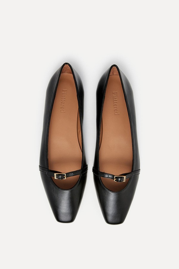 Morgan Leather Ballet Flats from Flattered