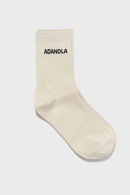 Cream Socks from Adanola
