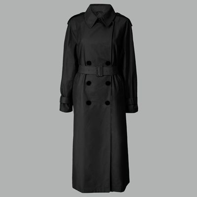Cotton Rich Double Breasted Trench Coat