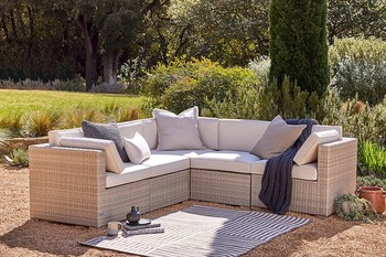 Lisbon Large Corner Garden Sofa from Dusk 