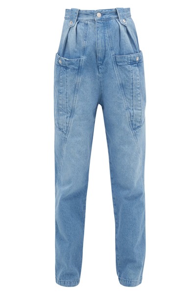 Kerris High-Rise Tapered Leg Jeans from Isabel Marant