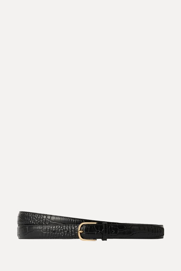 Wrap Belt Black Croco from TotĂŞme