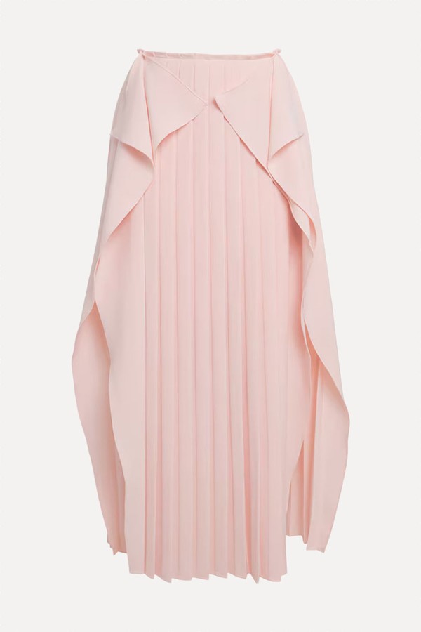 Pleated Mira Midi Skirt from Voranida