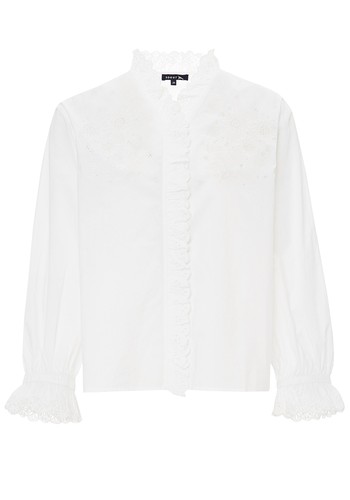 Daisy Embroidered Poplin Blouse from Soeur