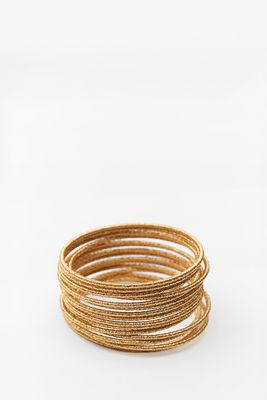 Pair Of Metallic Bracelets