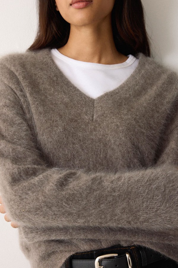 Halo Cashmere V Neck Jumper from Jigsaw