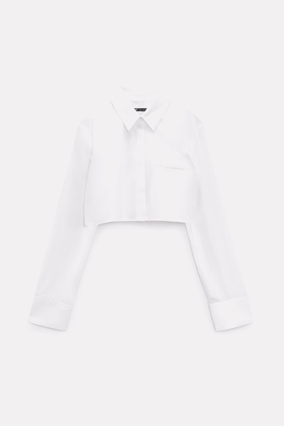 Cropped Poplin Shirt from Zara