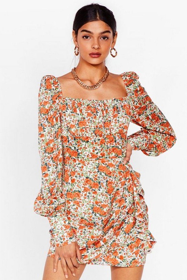 Lookin' Bud On The Dancefloor Floral Mini Dress