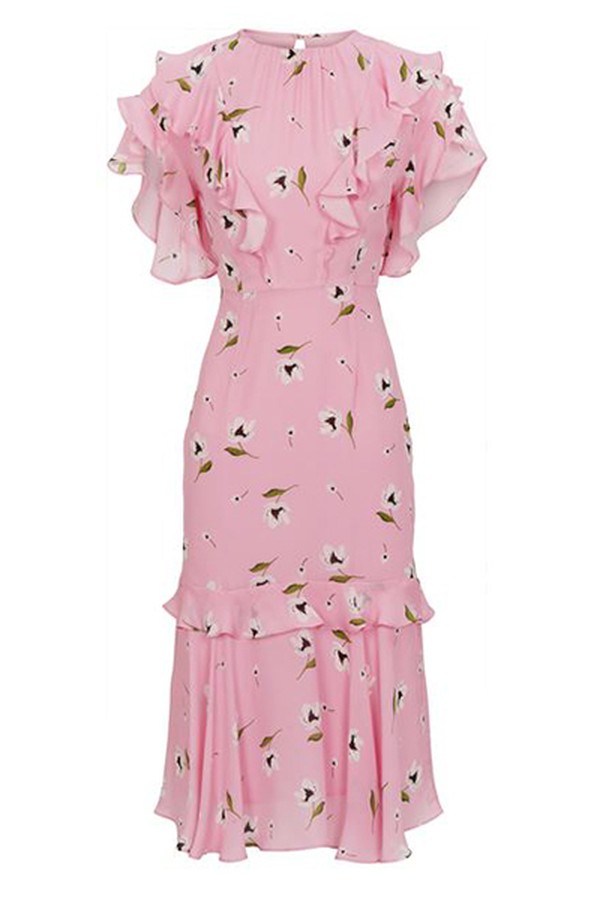 Gia Floral Midi Dress from Milly