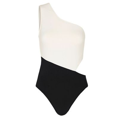 Pop Block One Shoulder Swimsuit from Seafolly