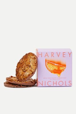 Milk Chocolate Florentines with Orange Pieces from Harvey Nichols